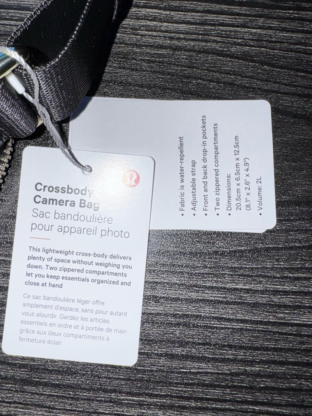 Lululemon Black Crossbody Camera Bag - Picture 9 of 11